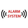 Autocollant alarme voiture sticker alarm system 16