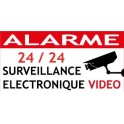 Autocollants maison surveillance electronique alarme 11