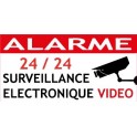 Autocollants maison surveillance electronique alarme