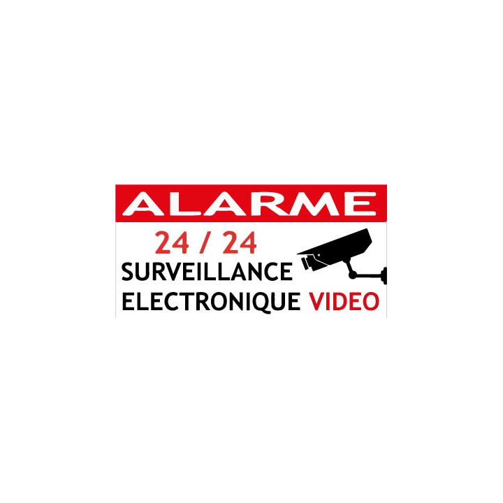 Autocollants maison surveillance electronique alarme