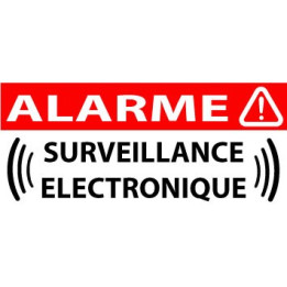 Autocollants maison surveillance électronique alarme 14