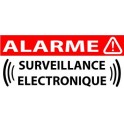 Autocollants maison surveillance electronique alarme 14