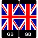 Autocollant sticker GB pour plaque moto autocollant format moto