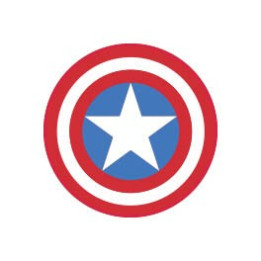 Captain America - Autocollants Stickers caches enjoliveurs  pour jante auto