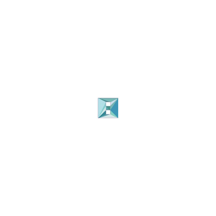 Chiffre 8 huit - autocollant sticker triangles bleus adhésif ref67