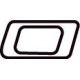 Chiffre 0 zero - autocollant sticker design dynamique adhésif ref69