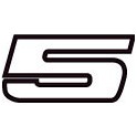 Chiffre 5 cinq - autocollant sticker design dynamique adhésif ref70