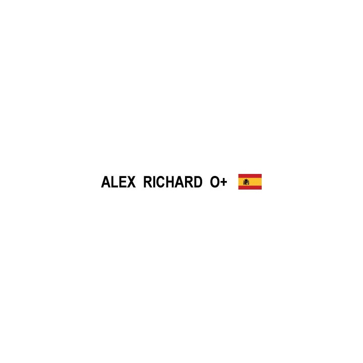 Autocollant pour casque de moto sticker Identité - pegatina color de la bandera española