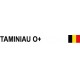 Autocollant pour casque de moto sticker Identité - couleur sticker Belgique