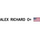 Autocollant pour casque de moto sticker Identité - color sticker U.S.A flag