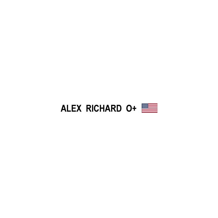 Autocollant pour casque de moto sticker Identité - color sticker U.S.A flag