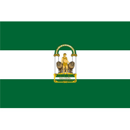 Autocollant Drapeau Andalousie sticker adhésif flag