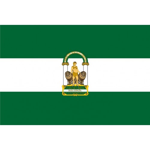 Autocollant Drapeau Andalousie sticker adhésif flag