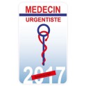 Caduceo Médico, paramédico de la etiqueta engomada de la etiqueta engomada