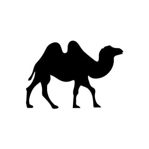 Autocollant Dromadaire animal stickers adhesif logo 1