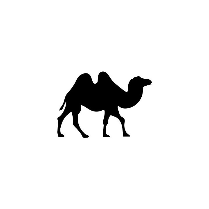 Autocollant Dromadaire animal stickers adhesif logo 1