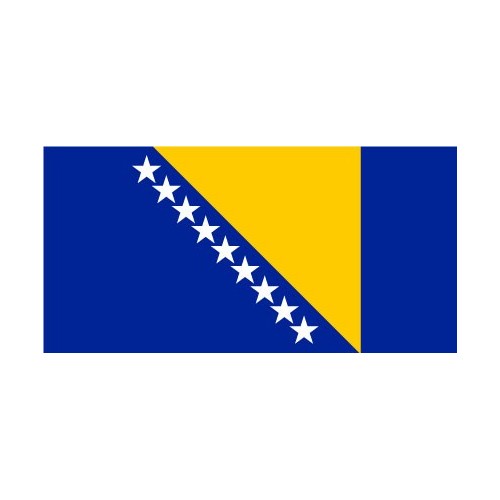 Autocollant Drapeau Bosnie-Herzégovie sticker