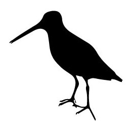 Autocollant logo Bécasse oiseau sticker