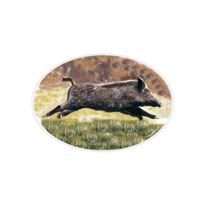Autocollant sanglier logo1-3 sticker