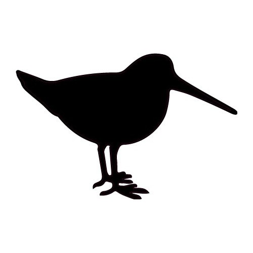 Autocollant logo 4 Bécasse oiseau sticker