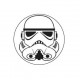 Stormtrooper - Autocollants Stickers caches enjoliveurs  pour jante auto