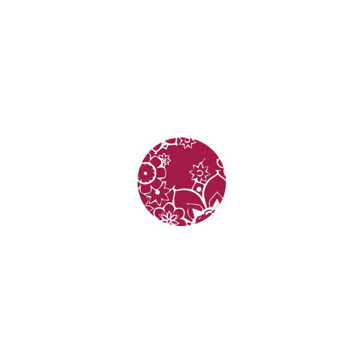 Fleur Magenta - Autocollants Stickers caches enjoliveurs  pour jante auto