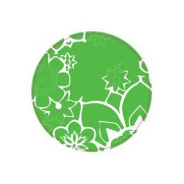 Fleur Vert- Autocollants Stickers caches enjoliveurs  pour jante auto