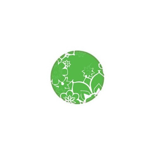 Fleur Vert- Autocollants Stickers caches enjoliveurs  pour jante auto