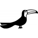 Autocollant Toucan oiseau sticker 3