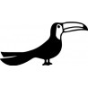 Autocollant Toucan oiseau sticker 3
