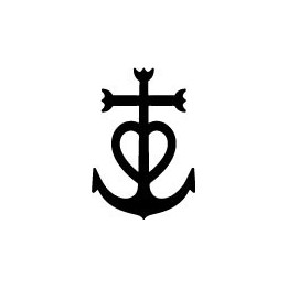 autocollant adhésif ancre camargue sticker