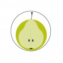 Poire - Autocollants Stickers caches enjoliveurs  pour jante auto