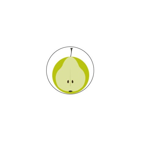Poire - Autocollants Stickers caches enjoliveurs  pour jante auto