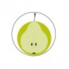 Poire - Autocollants Stickers caches enjoliveurs  pour jante auto