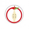 Pomme - Autocollants Stickers caches enjoliveurs  pour jante auto