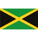 Autocollant Drapeau  Jamaica Jamaïque sticker flag