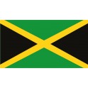 Autocollant Drapeau  Jamaica Jamaïque sticker flag