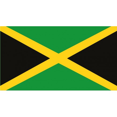 Autocollant Drapeau  Jamaica Jamaïque sticker flag