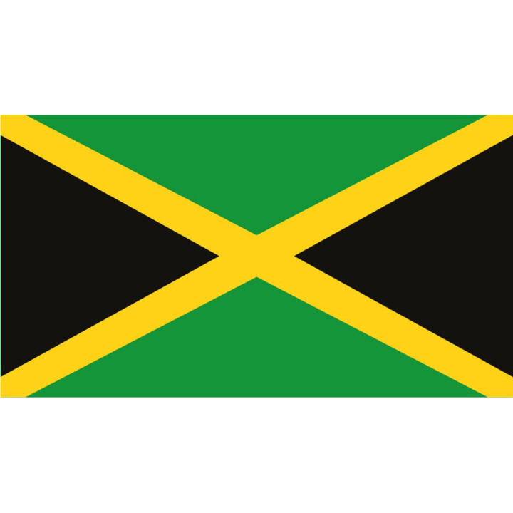 Autocollant Drapeau  Jamaica Jamaïque sticker flag