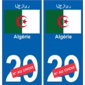 Algérie رئازجلا sticker numéro département au choix autocollant plaque immatriculation auto