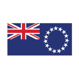 Autocollant Drapeau Cook Islands Îles Cook sticker flag