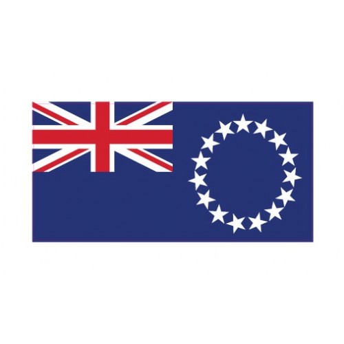 Autocollant Drapeau Cook Islands Îles Cook sticker flag