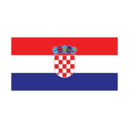 Autocollant Drapeau Croatia Croatie sticker flag