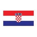 Autocollant Drapeau Croatia Croatie sticker flag