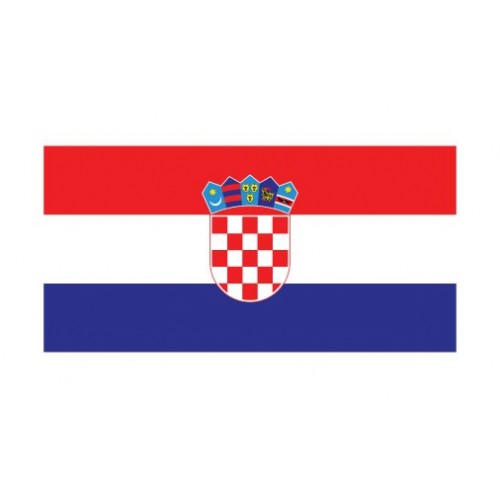 Autocollant Drapeau Croatia Croatie sticker flag