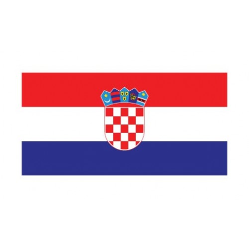 Autocollant Drapeau Croatia Croatie sticker flag