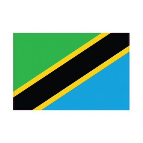 Autocollant Drapeau Tanzania Tanzanie sticker flag