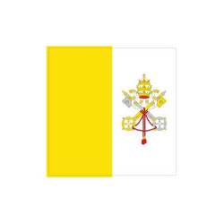Autocollant Drapeau Vatican City State Saint-Siègesticker flag