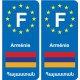 F Europa Armenia Armenia adesivo piastra