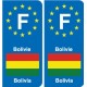 F Europa Bolivia Bolivia placa etiqueta